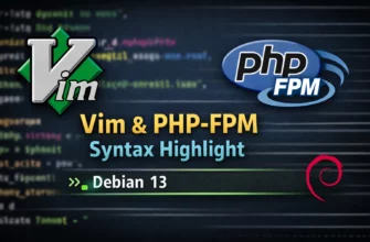 Vim syntax highlighting for PHP-FPM configuration on Debian 13
